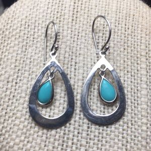 Sterling and turquoise earrings